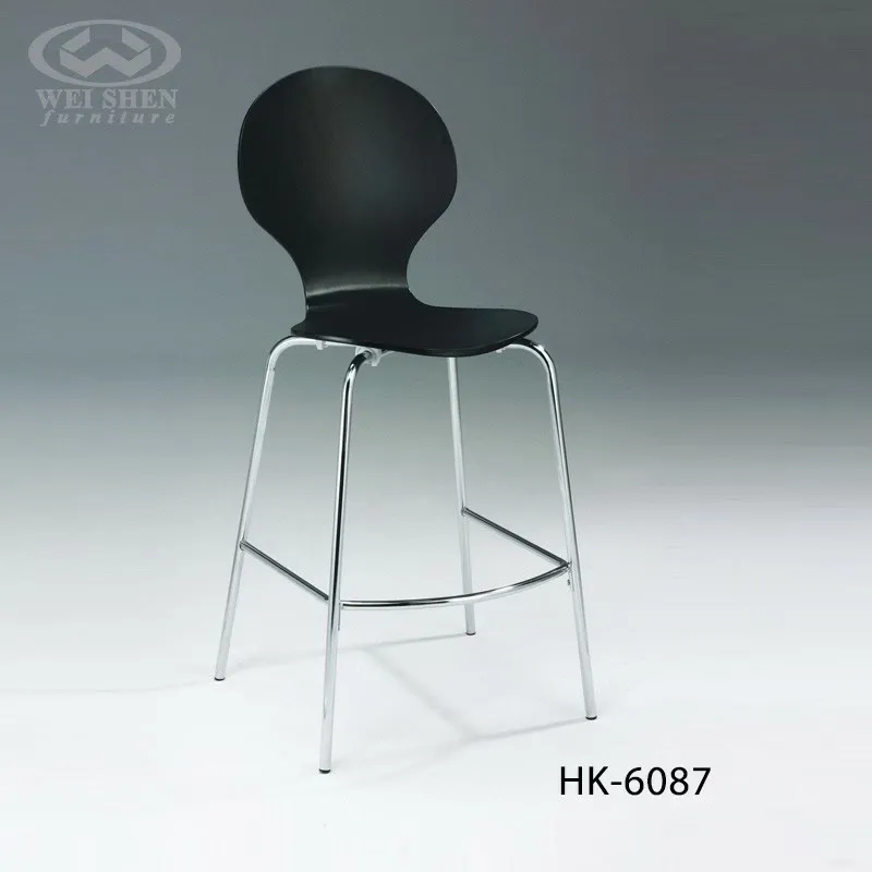曲木高腳椅HK-6087